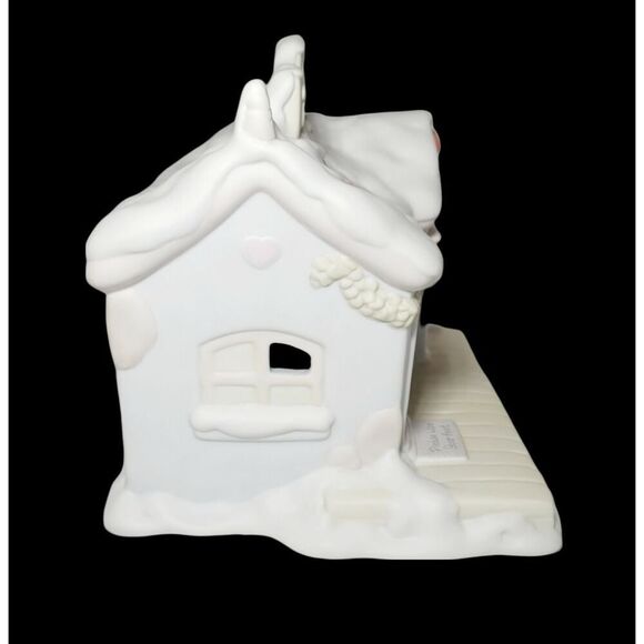 Enesco Precious Moments Sugar Town Lighted Village Train Station Depot Retired - Picture 5 of 10
